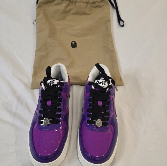 A BATHING APEBAPE STA ICON SNEAKERS Men's Size 9